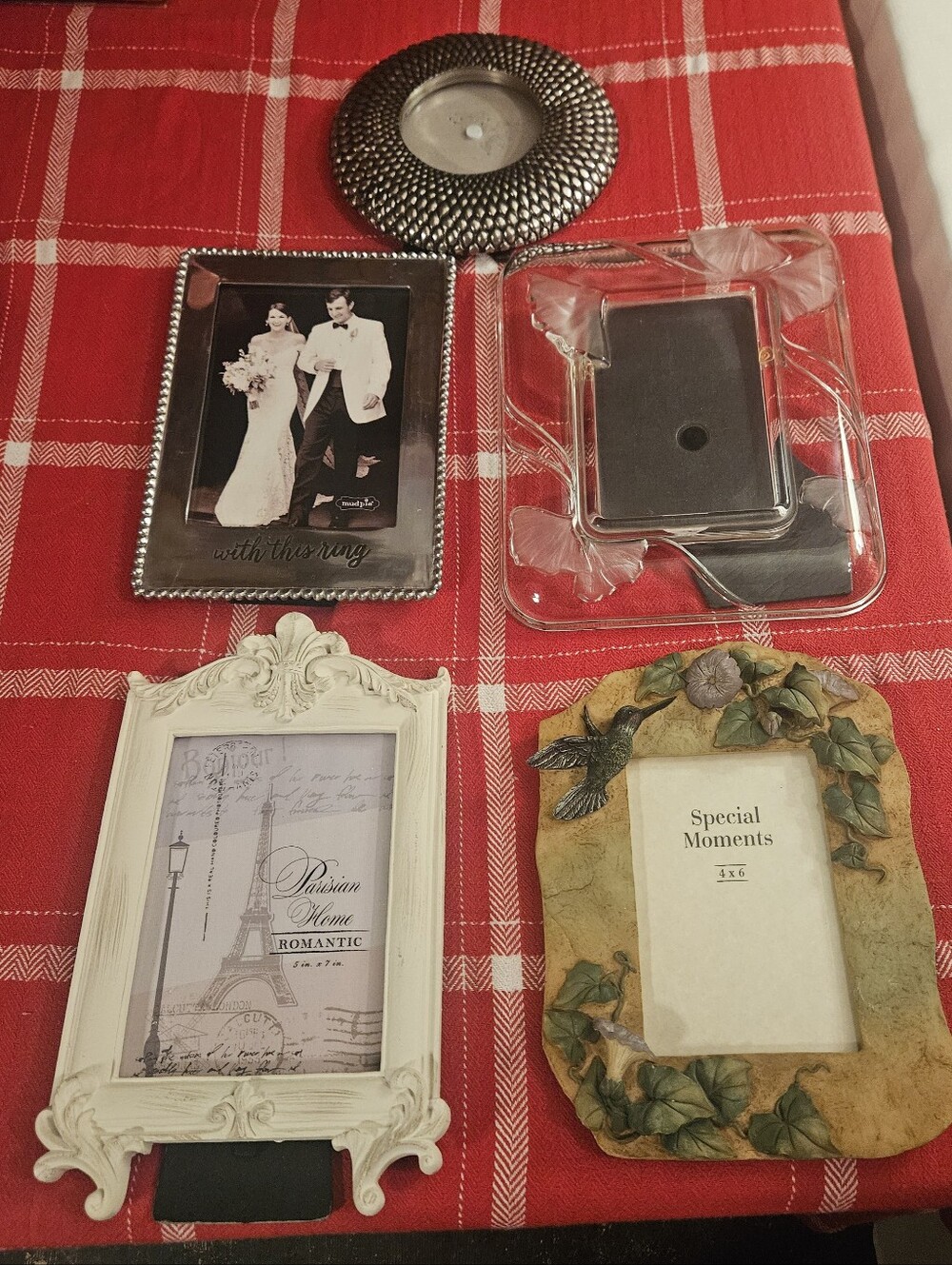 Decorative Picture Frame Set Of 5: Easel Back. Kohls/Mudpie/Mikasa